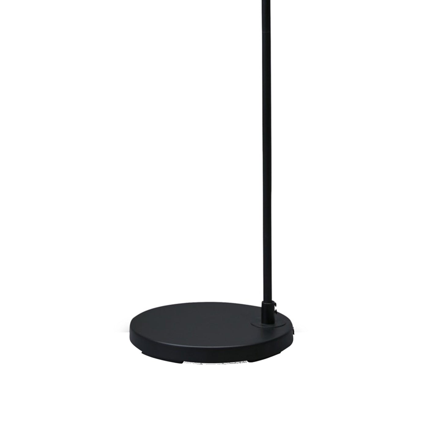 60 Inch Metal Floor Lamp Curved Design Stand Adjustable Dome Lampshade