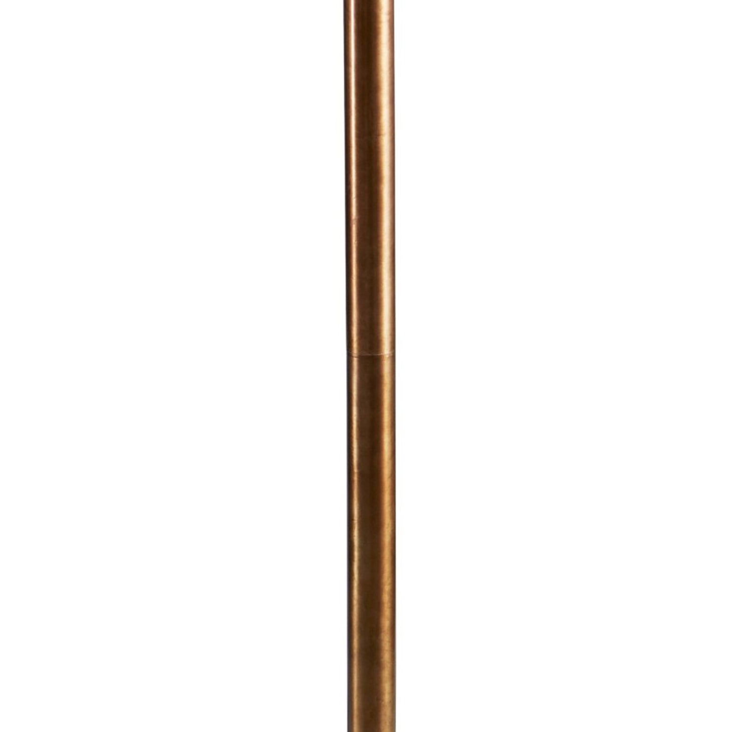 64 Inch Modern Floor Lamp Antique Brass Metal Stand Jet Black Drum Shade