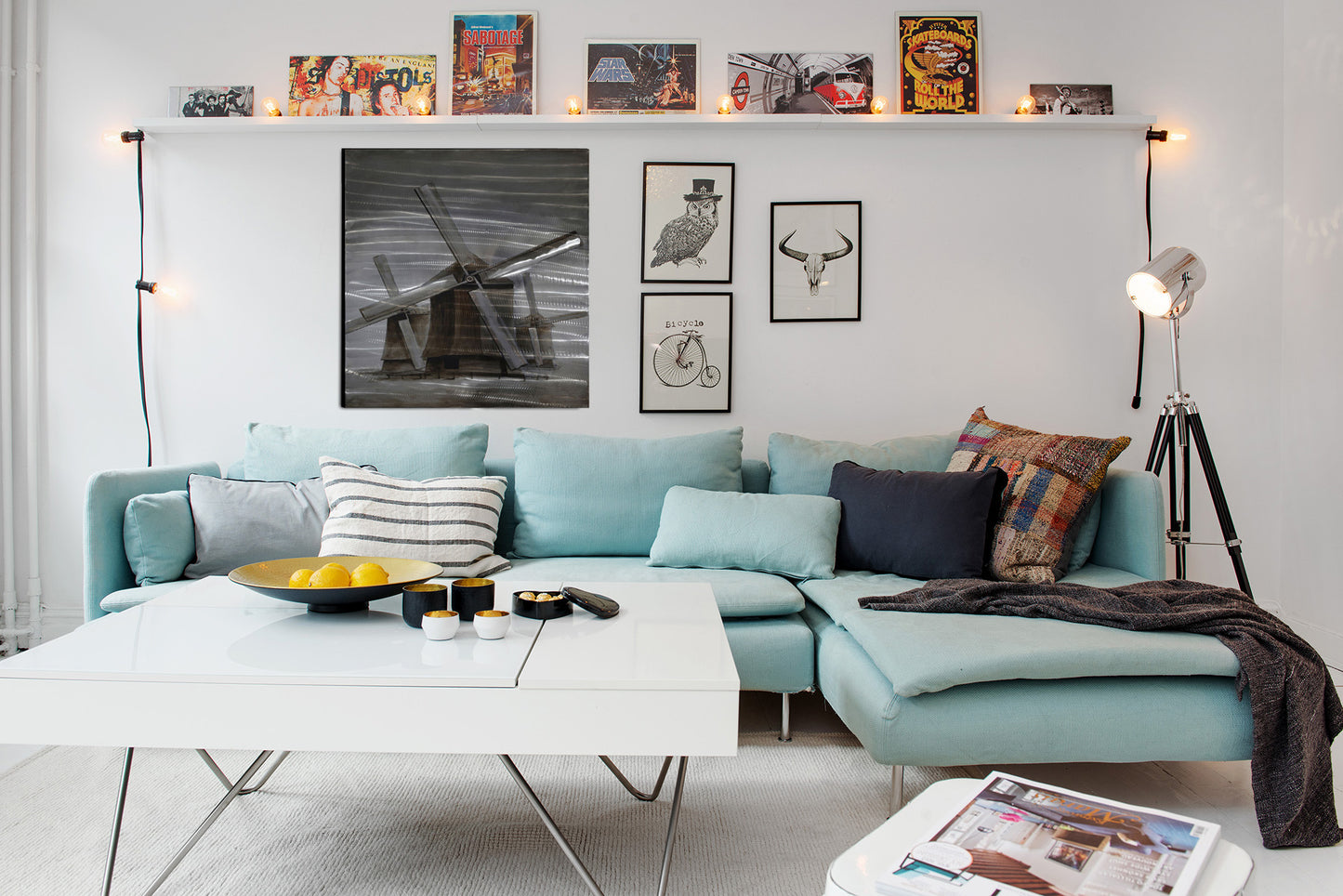 Strikingly Aged Nautical Wall Art Decor Multicolor