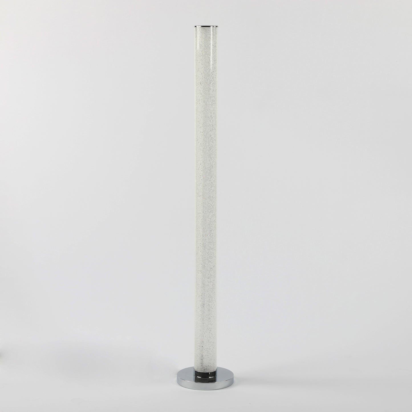 49" In 12V Led Illuminari White Crystal Sandrocks Column Floor Lamp 360pcs