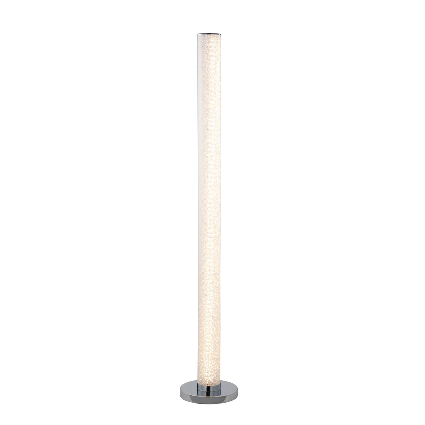 49" In 12V Led Illuminari White Crystal Sandrocks Column Floor Lamp 360pcs
