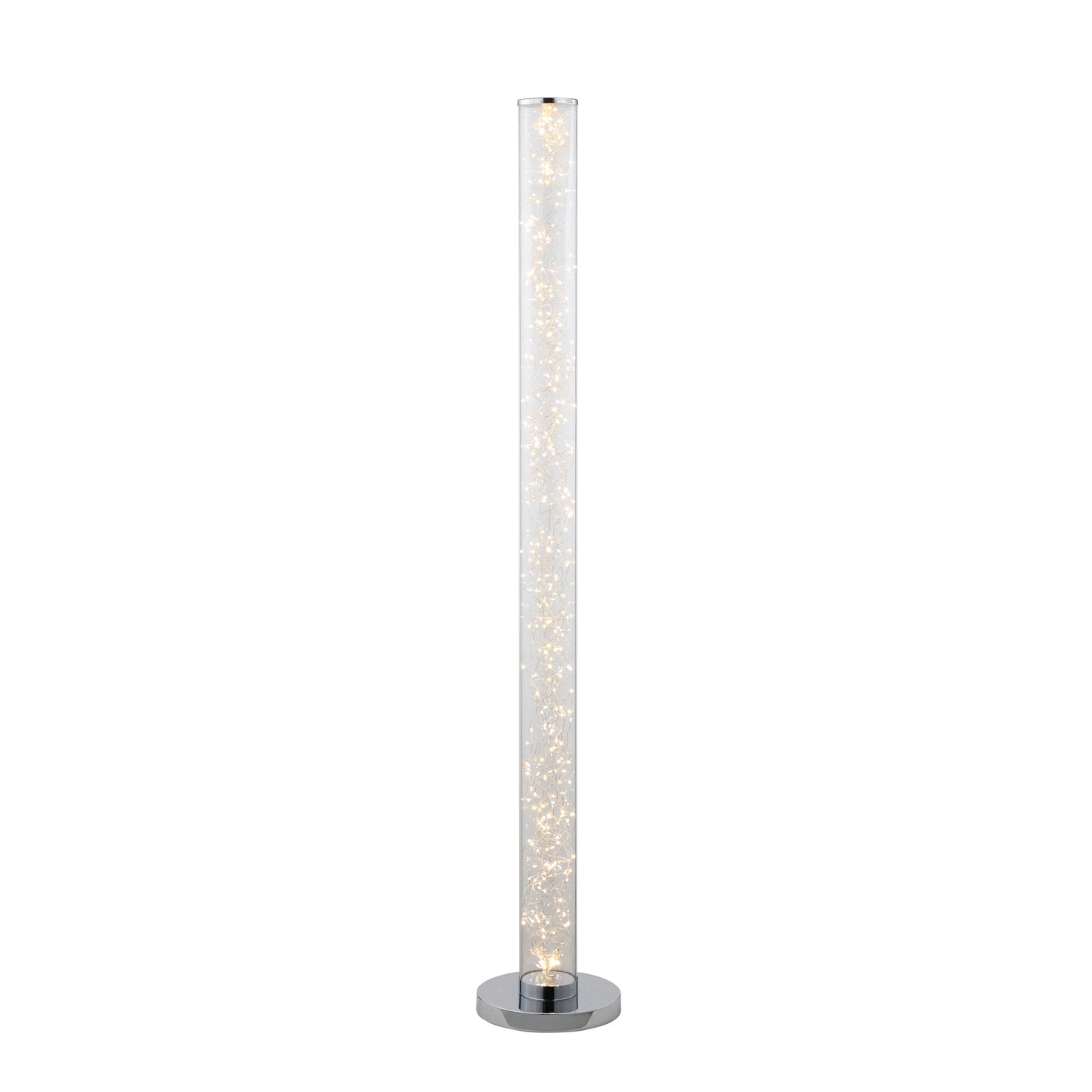 49" In 12V Exposed Rope Led Minari Clear Column Floor Lamp 360pcs