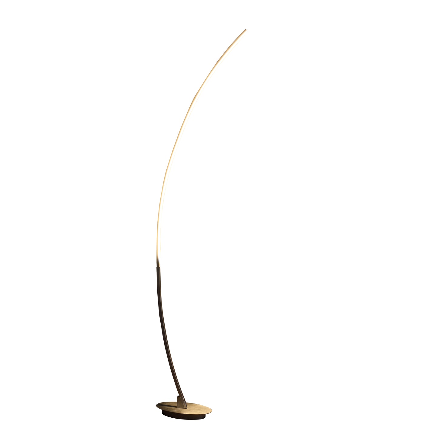 62.25" In Bradie Brushed Nickel Led Arc Tube Floor Lamp