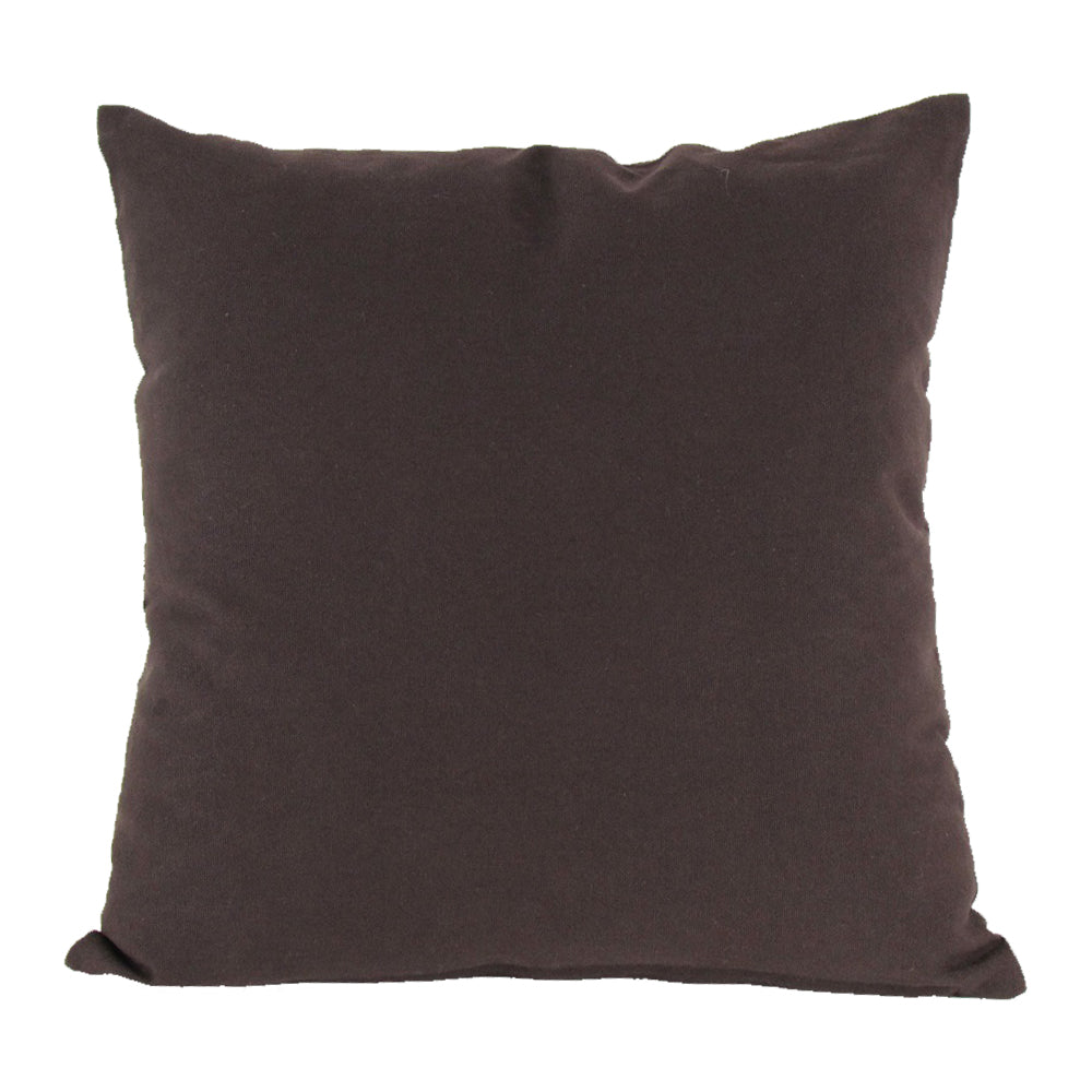 Embroidered Leafs Decorative Pillow  17"X17"-zoom-2