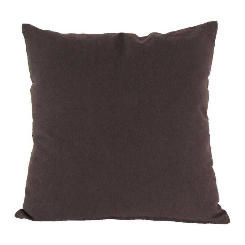 Embroidered Leafs Decorative Pillow  17"X17"-zoom-