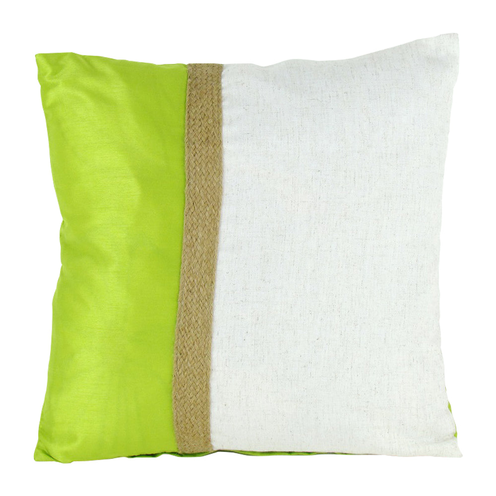 Braided Poly Linen Decorative Pillow  17"X17"-zoom-1