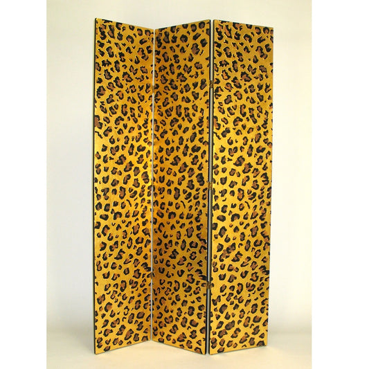 Cheetah Look Gold Room Divider