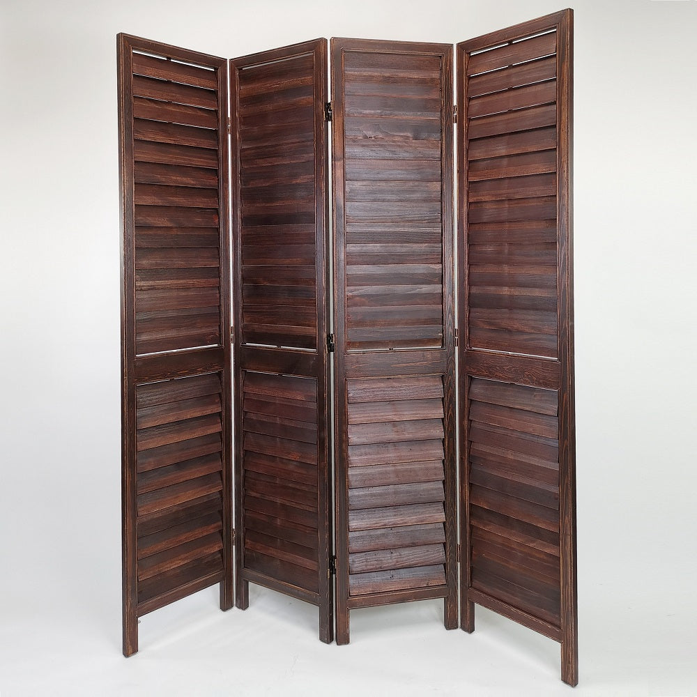 Brown Venetian Room Divider-zoom-2