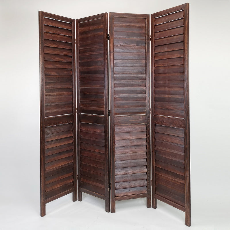 Brown Venetian Room Divider-zoom-