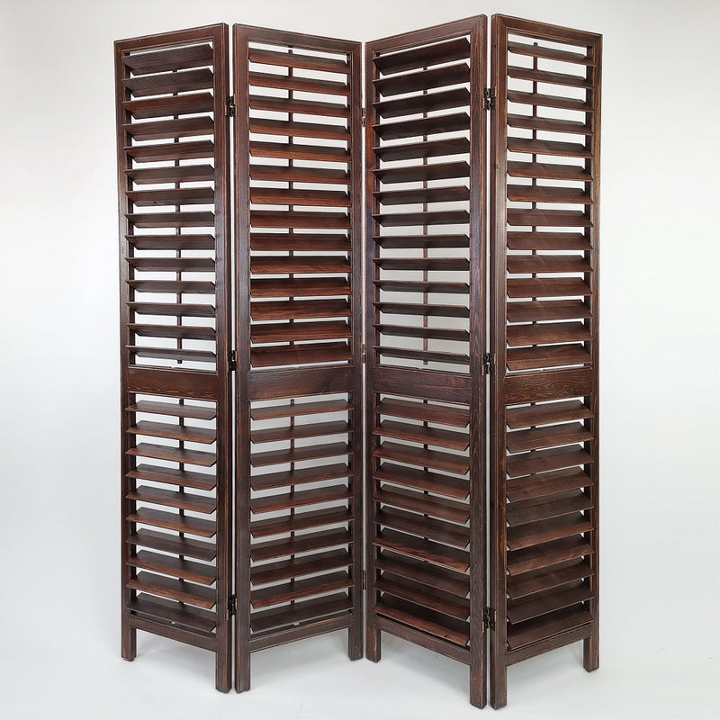 Brown Venetian Room Divider-zoom-