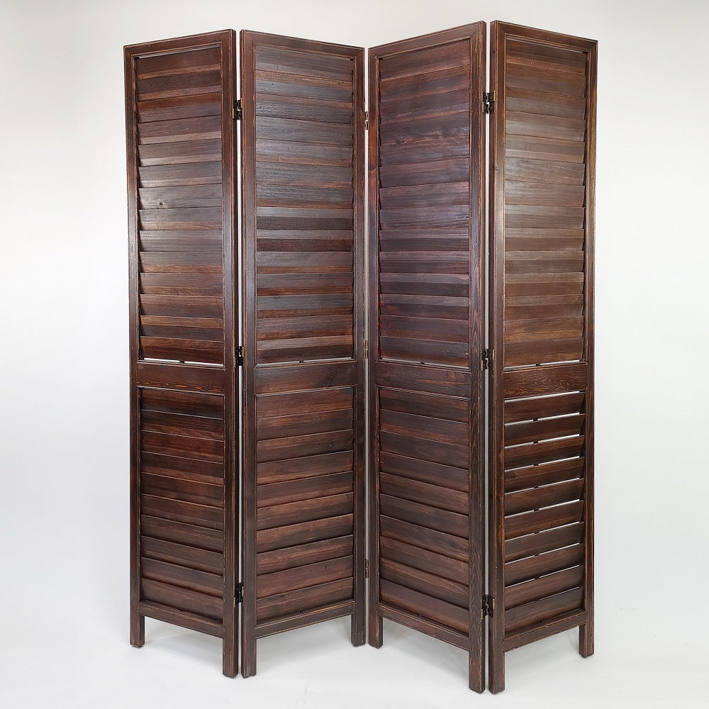 Brown Venetian Room Divider-zoom-4