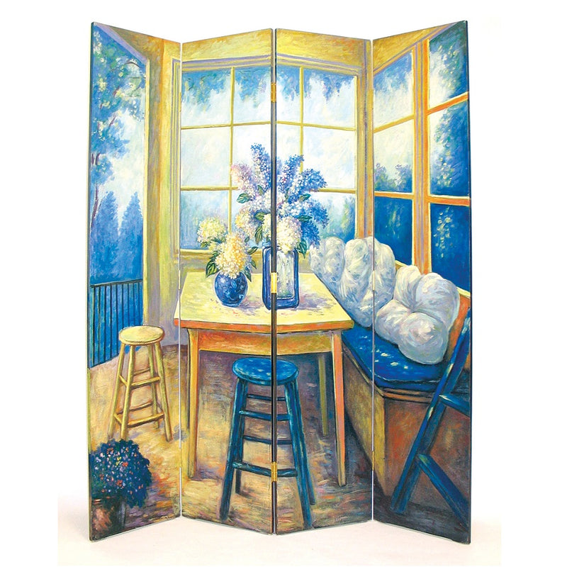 Hand Painted The Den Room Divider-zoom-
