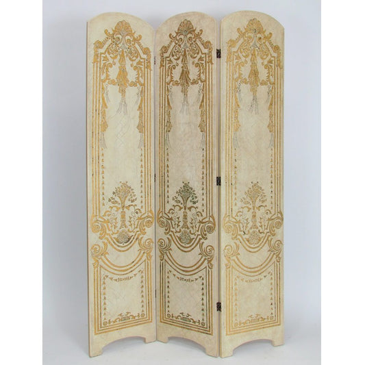 Classic Scroll In Gold Room Divider