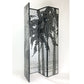 Hand Painted Double Side Room Divider Silver