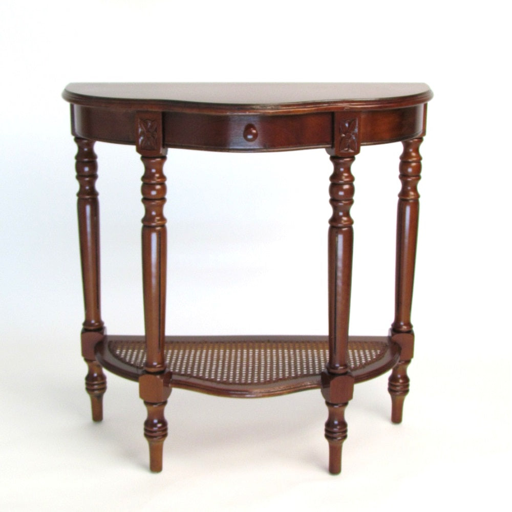 Caned Demi Console (Table)