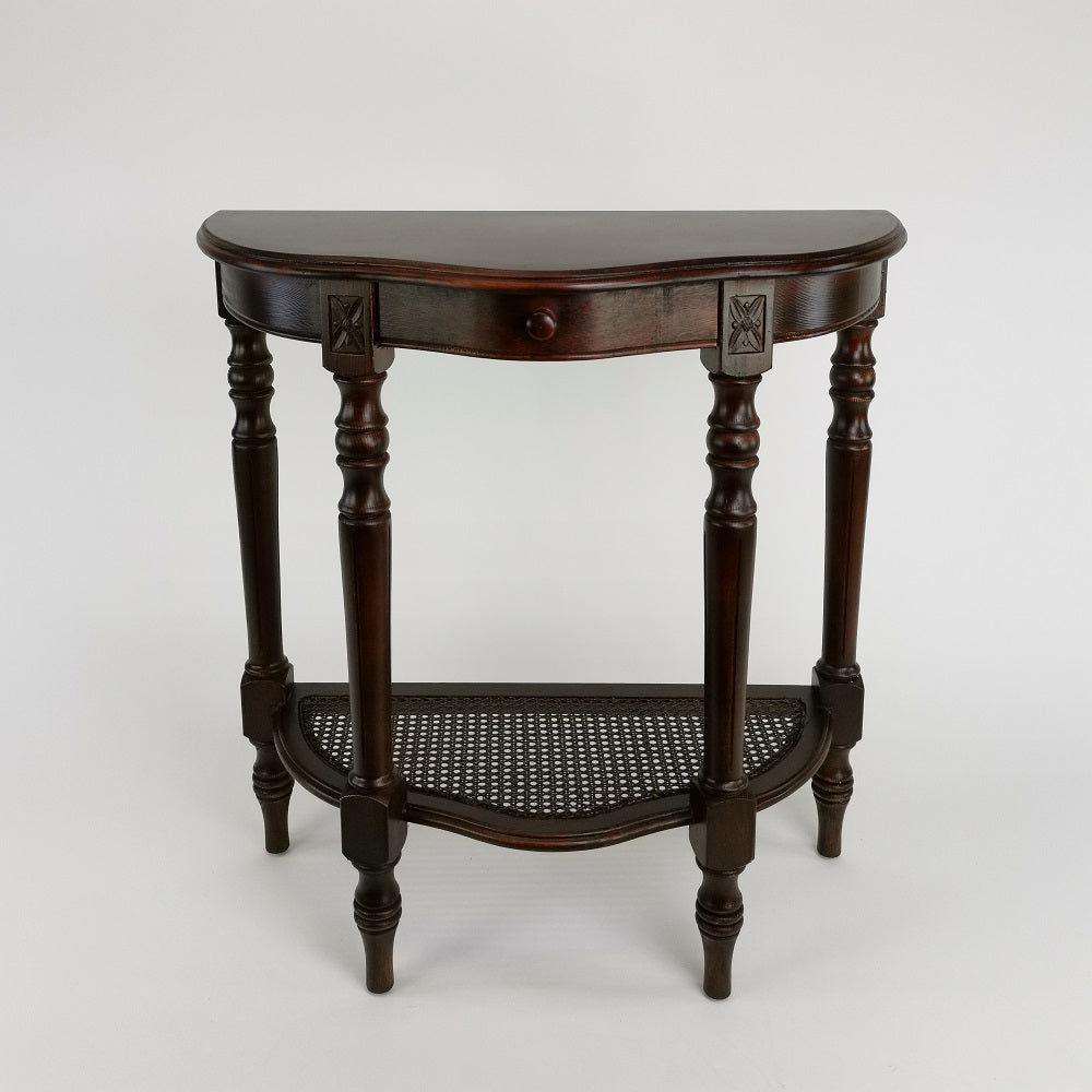 Caned Demi Console (Table)