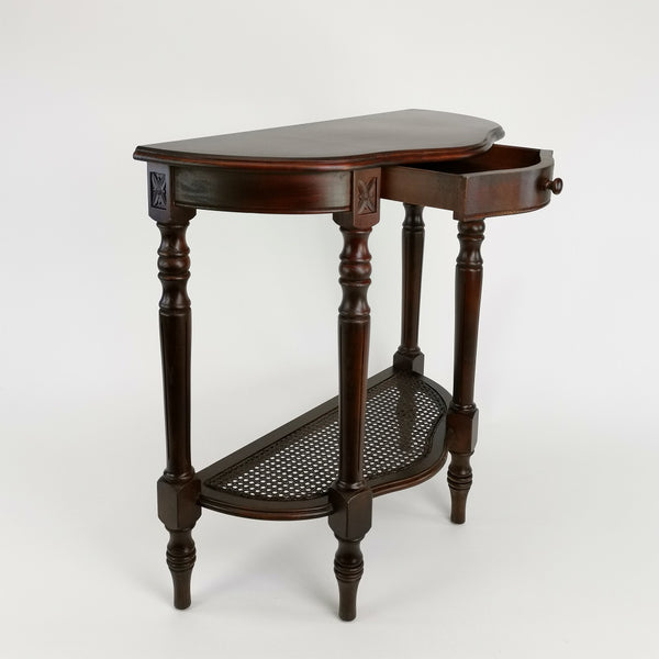 Caned Demi Console (Table)