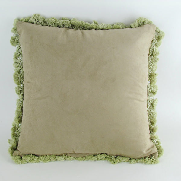 Hand Stiched Flower Needle Point Pillow Needle Point Pillow