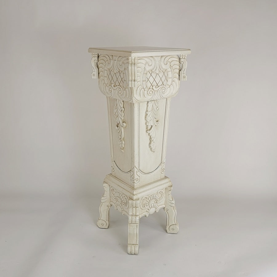 Southern Cottage Pedestal White-zoom-1