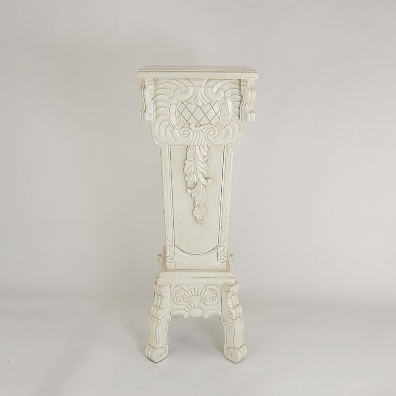 Southern Cottage Pedestal White-zoom-