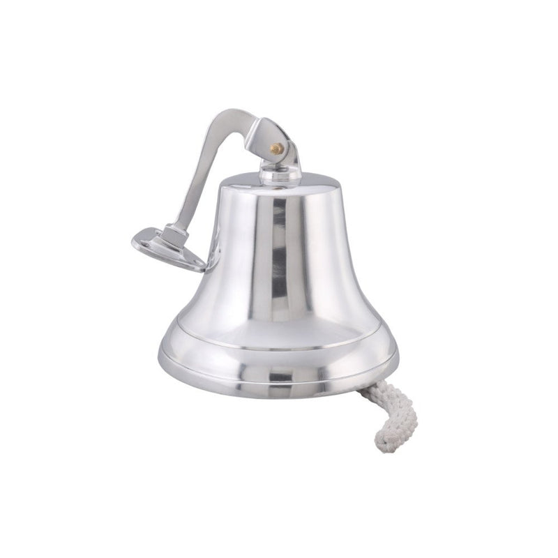 Classic Style Decorative Aluminum Bell With Wall Bracket Silver-zoom-