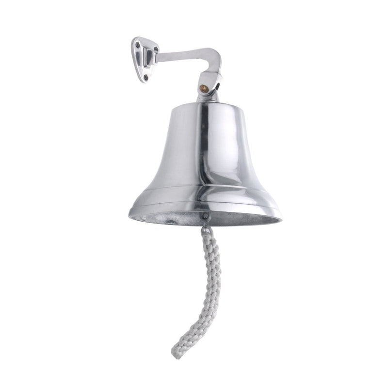 Classic Style Decorative Aluminum Bell With Wall Bracket Silver-zoom-