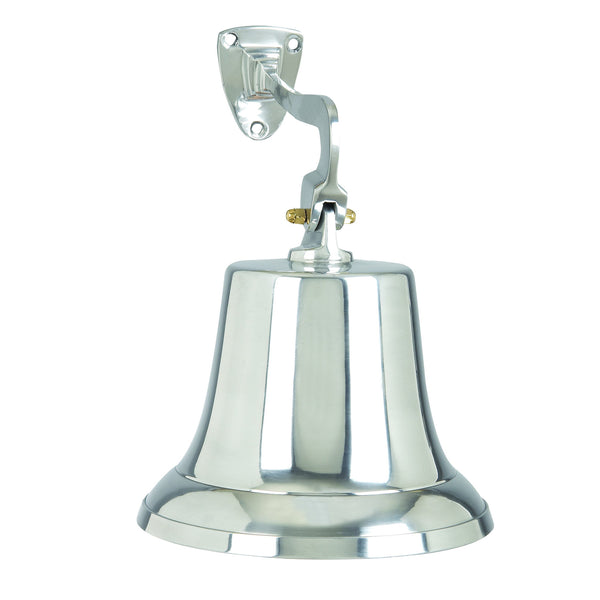 Classic Style Decorative Aluminum Bell With Wall Bracket Silver