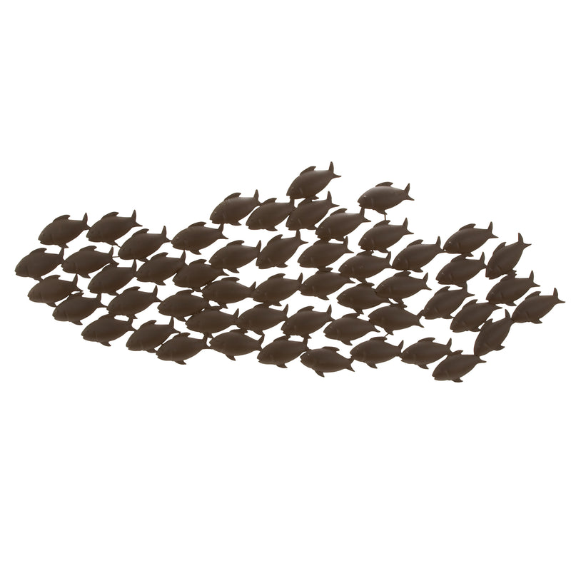 Attractive Metal Fish Wall Decor In Bronze-zoom-
