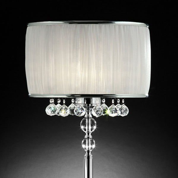 Chloe Traditional Style Table Lamp White