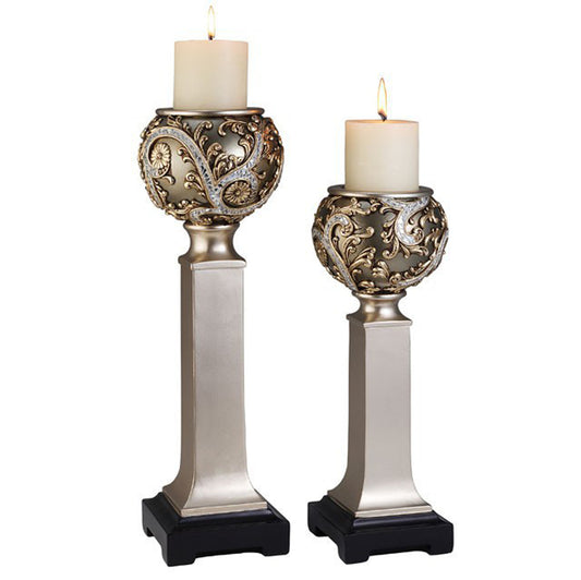 Estelle Traditional Candle Holder Set Of 4