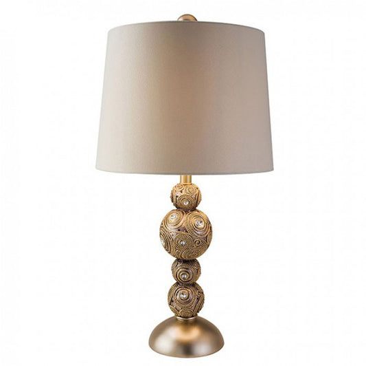 Sage Traditional Golden Swirl Table Lamp