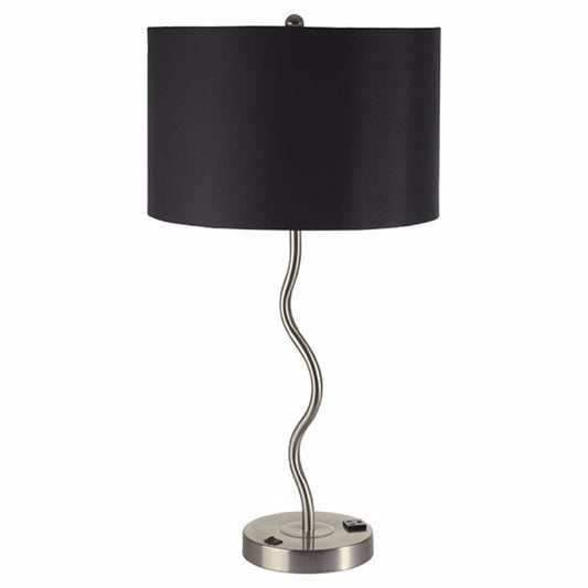 Sprig Contemporary Table Lamp Set Of Two Black