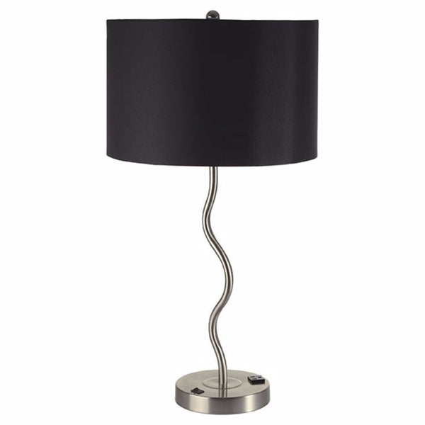 Sprig Contemporary Table Lamp Set Of Two Black