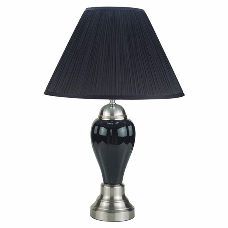 Niki Traditional Style Table Lamp Set of 6 Black-zoom-