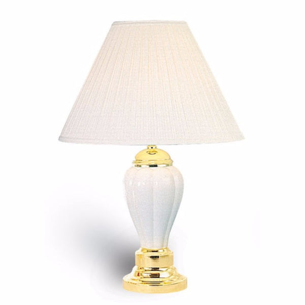 Traditional Style Table Lamp Set of 6 Ivory