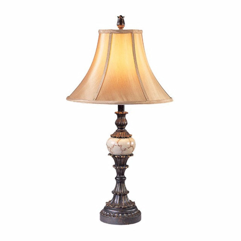 Rosalie Traditional Design Table Lamp Set of two Antique Black-zoom-