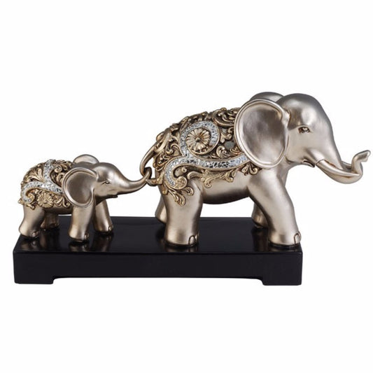 Estelle Decorative Piece Champagne Silver Set Of 4