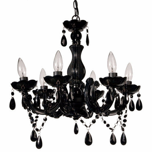 Bold And Beautiful 6 Arm Chandelier