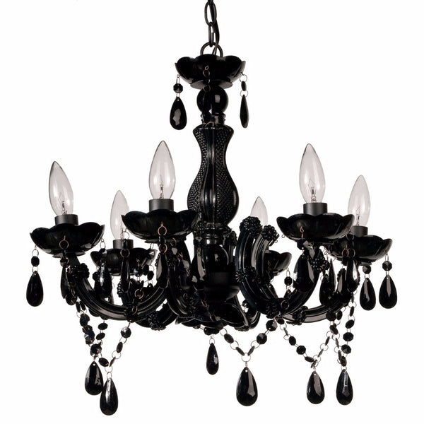 Bold And Beautiful 6 Arm Chandelier
