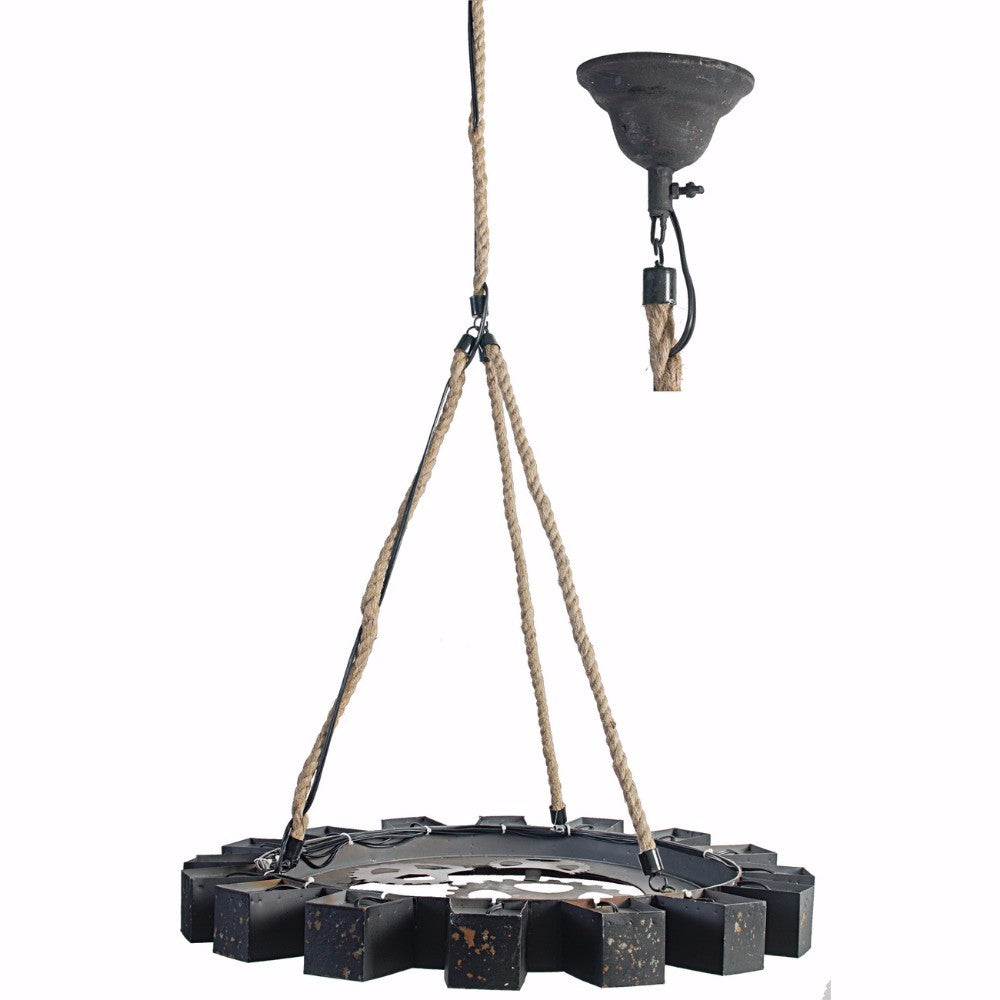 Distinctively Designed Tyre Like Chandelier