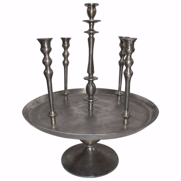 United Illuminator Aluminum Candle Holder