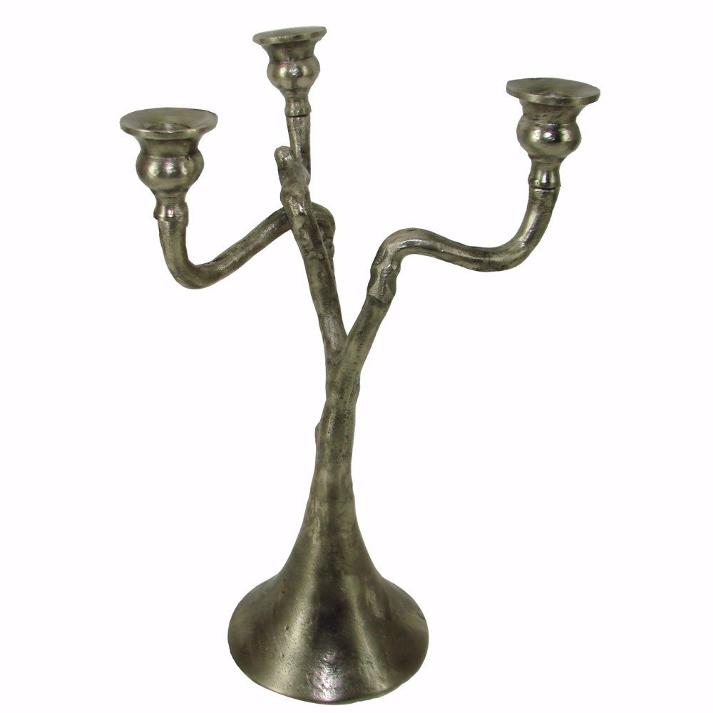 Playfully Eccentric Stavros Aluminum Candle Holder-zoom-1