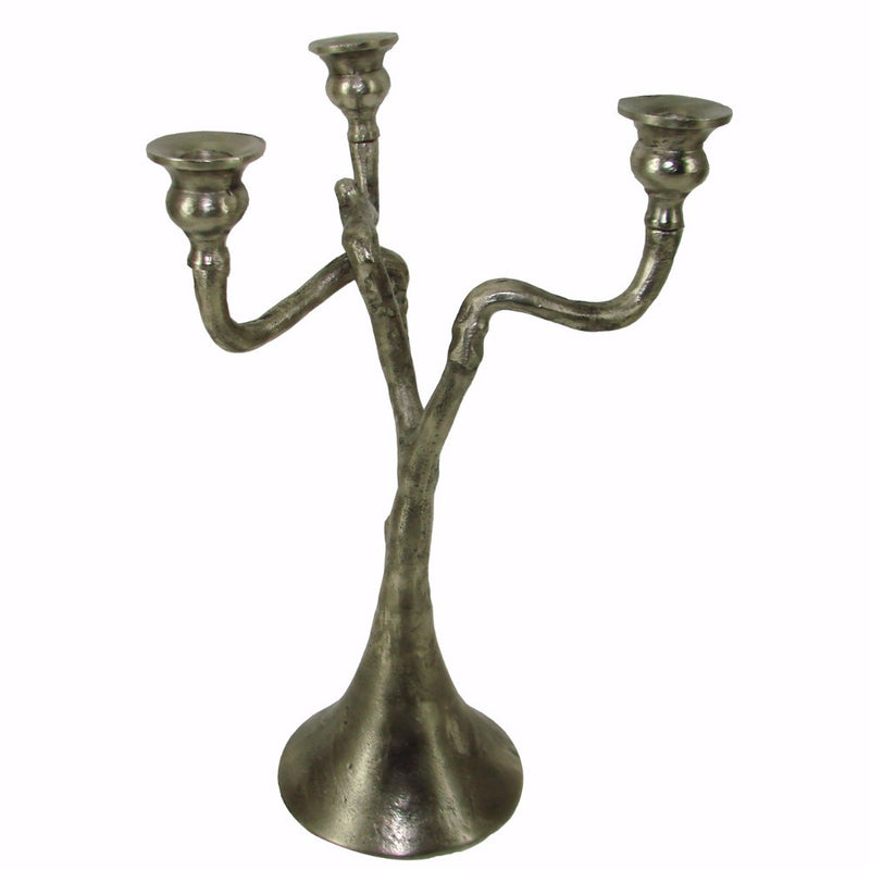 Playfully Eccentric Stavros Aluminum Candle Holder-zoom-