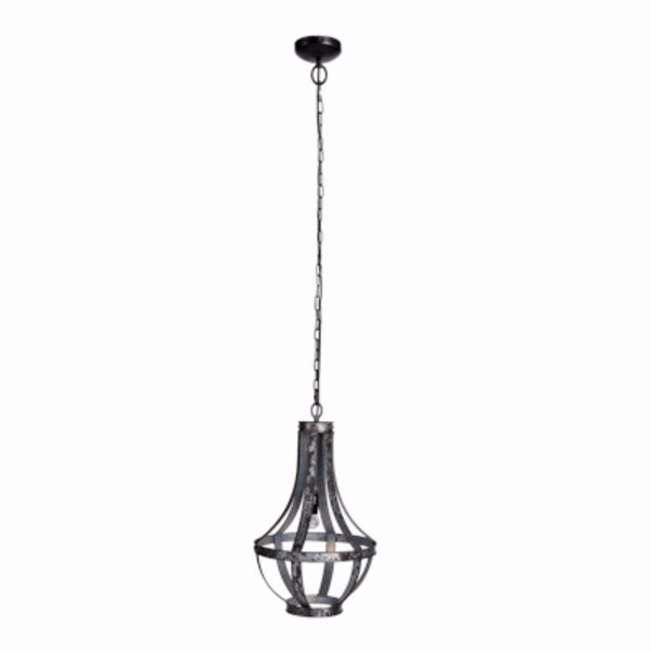 Well Designed Iron Lantern 1 Light Pendant