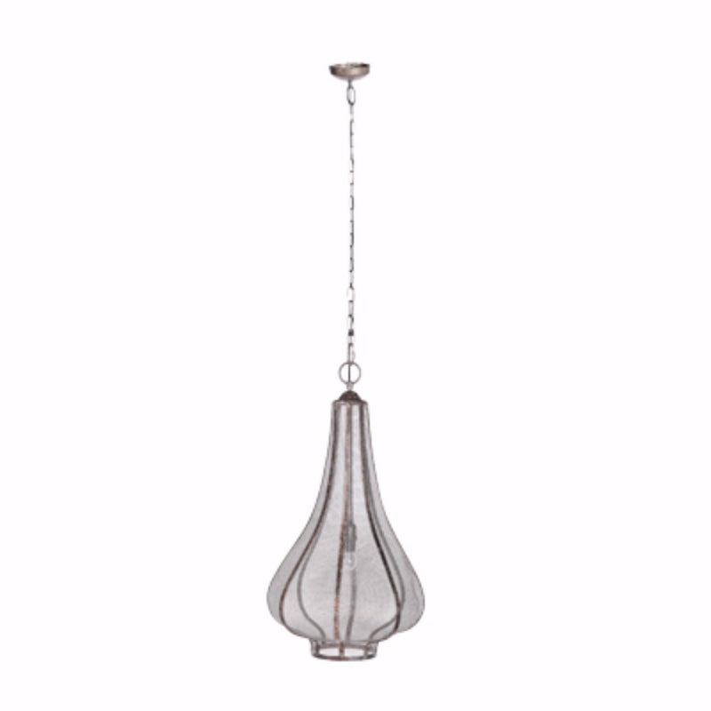 Striking Lantern Shaped Hanging Light Fixture-zoom-