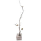 Shimmering Aluminum Branch Decor Accent Silver