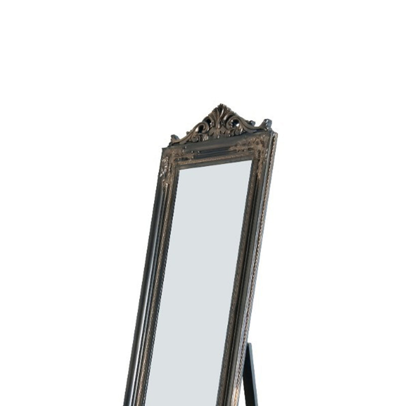 Camilla Full Length Standing Mirror With Decorative Design Copper-zoom-