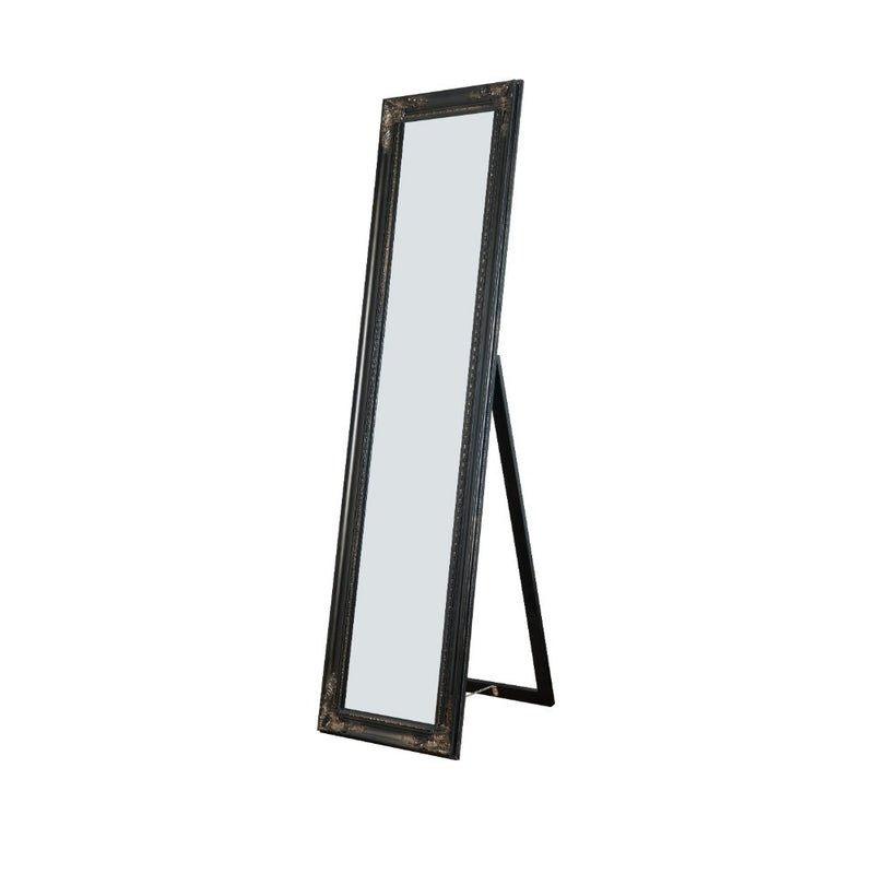 Cecilia Full Length Standing Mirror With Decorative Design Copper-zoom-