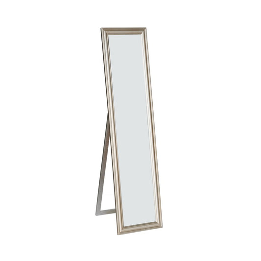 Elisabetta Full Length Standing Mirror With Decorative Design Champagne