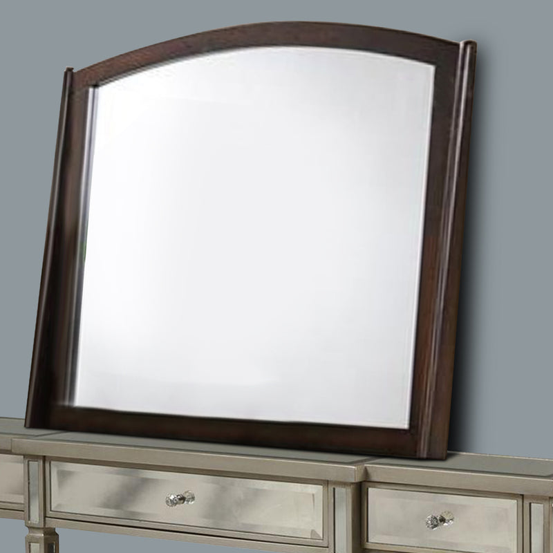 Contemporary Appeal Mirror Varnish Oak-zoom-